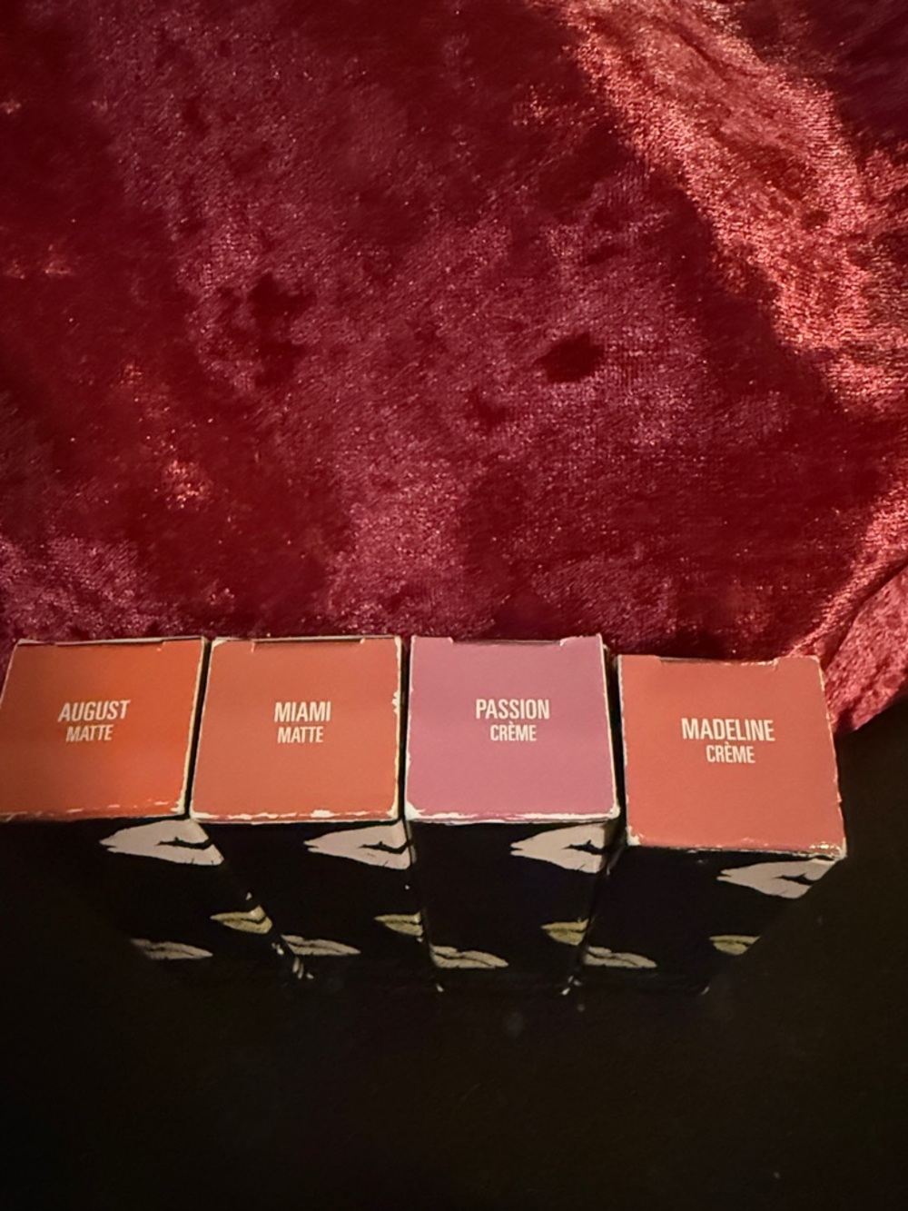 Liquid Lipstick Set - August, Miami, Passion, Madeline